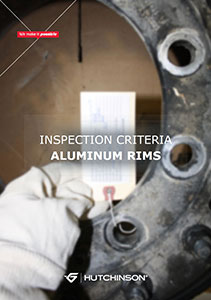 Aluminum wheel rims inspection